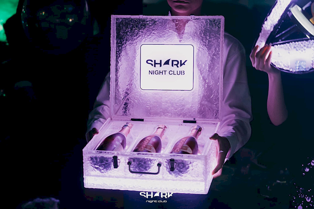 SHARK CLUB specializes in serving premium imported spirits, ensuring a satisfying experience for all guests